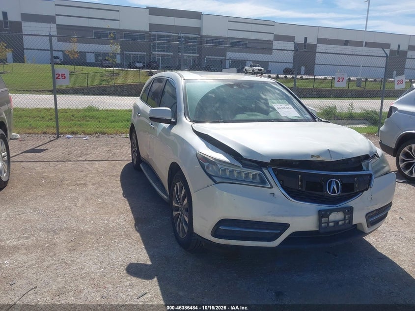2014 ACURA MDX TECHNOLOGY PACKAGE | 5FRYD4H44EB018238 | UPCARS