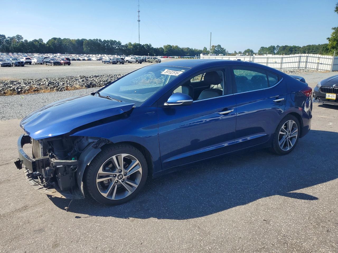 2017 HYUNDAI ELANTRA LIMITED | 5NPD84LF7HH058378 | UPCARS