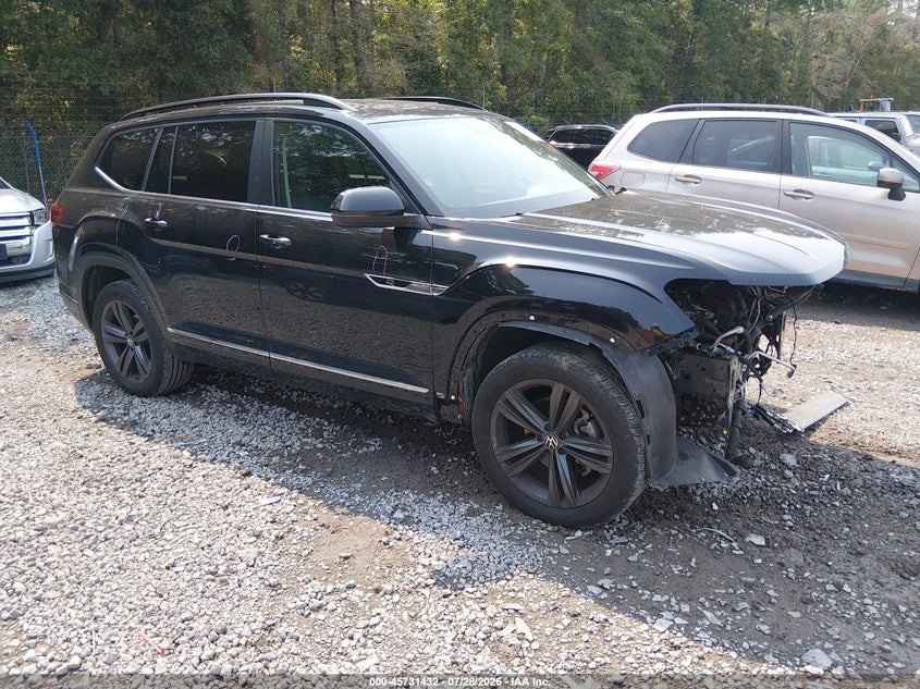 2021 VOLKSWAGEN ATLAS 3.6L V6 SE W/TECHNOLOGY R-LINE | 1V2PR2CA0MC548345 | UPCARS