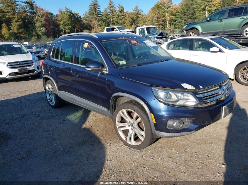 2013 VOLKSWAGEN TIGUAN SEL | WVGAV7AX5DW507503 | UPCARS