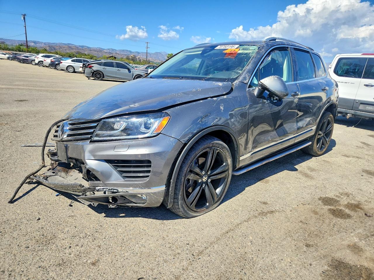 2017 VOLKSWAGEN TOUAREG EXECUTIVE | WVGGF7BPXHD006713 | UPCARS
