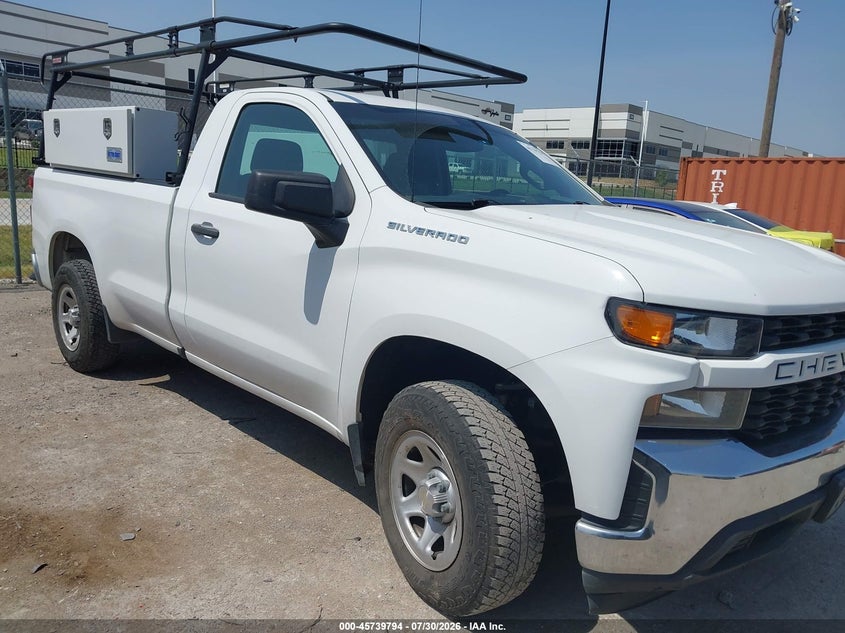 2021 CHEVROLET SILVERADO 1500 2WD  LONG BED WT | 3GCNWAEF3MG313990 | UPCARS