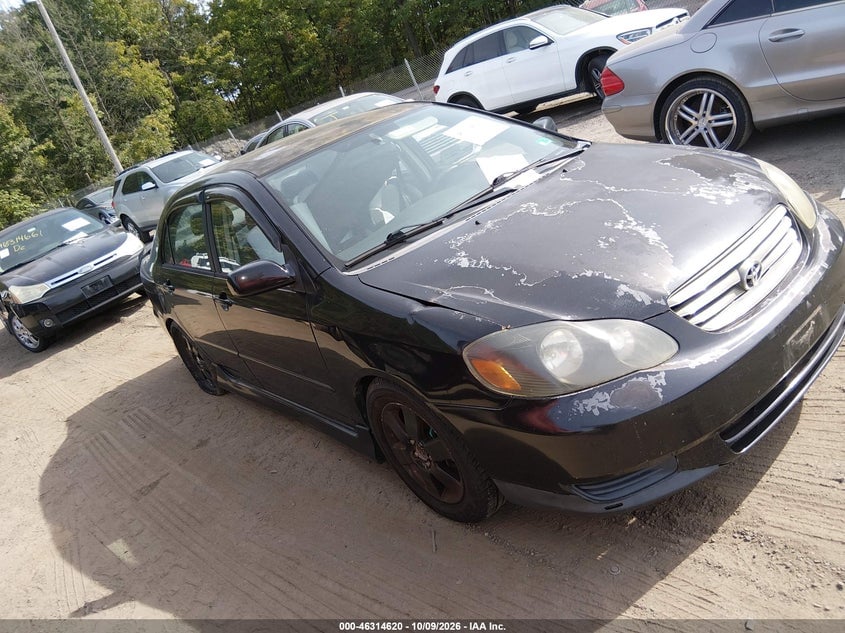 2003 TOYOTA COROLLA S | 2T1BR32E23C165230 | UPCARS
