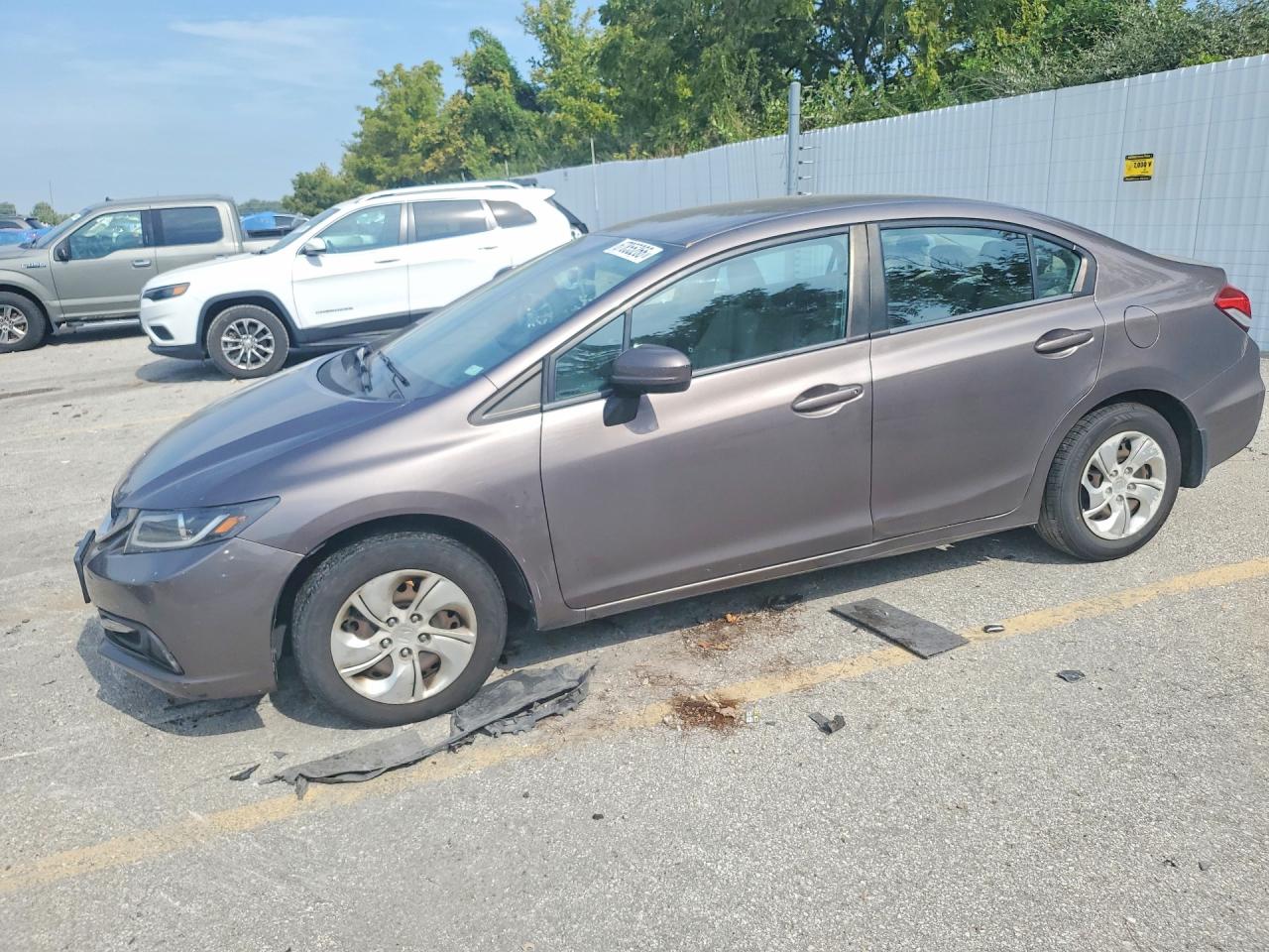 2014 HONDA CIVIC LX | 19XFB2F51EE082628 | UPCARS