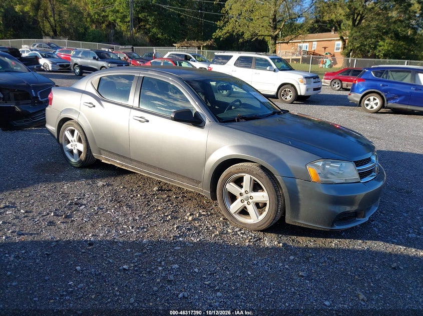 2013 DODGE AVENGER SE | 1C3CDZAB9DN648715 | UPCARS