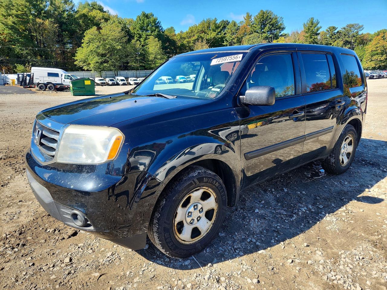 2012 HONDA PILOT LX | 5FNYF4H2XCB073588 | UPCARS