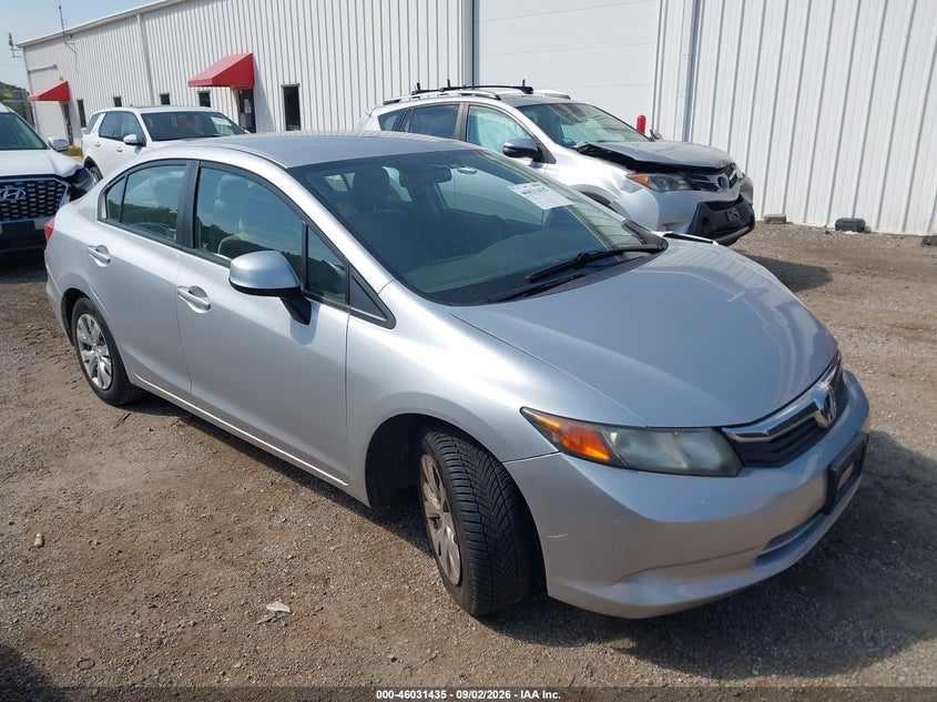 2012 HONDA CIVIC LX | 19XFB2F52CE049280 | UPCARS