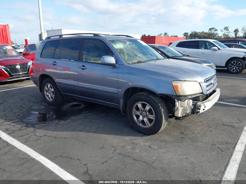 2005 TOYOTA HIGHLANDER V6 | JTEDP21AX50063979 | UPCARS
