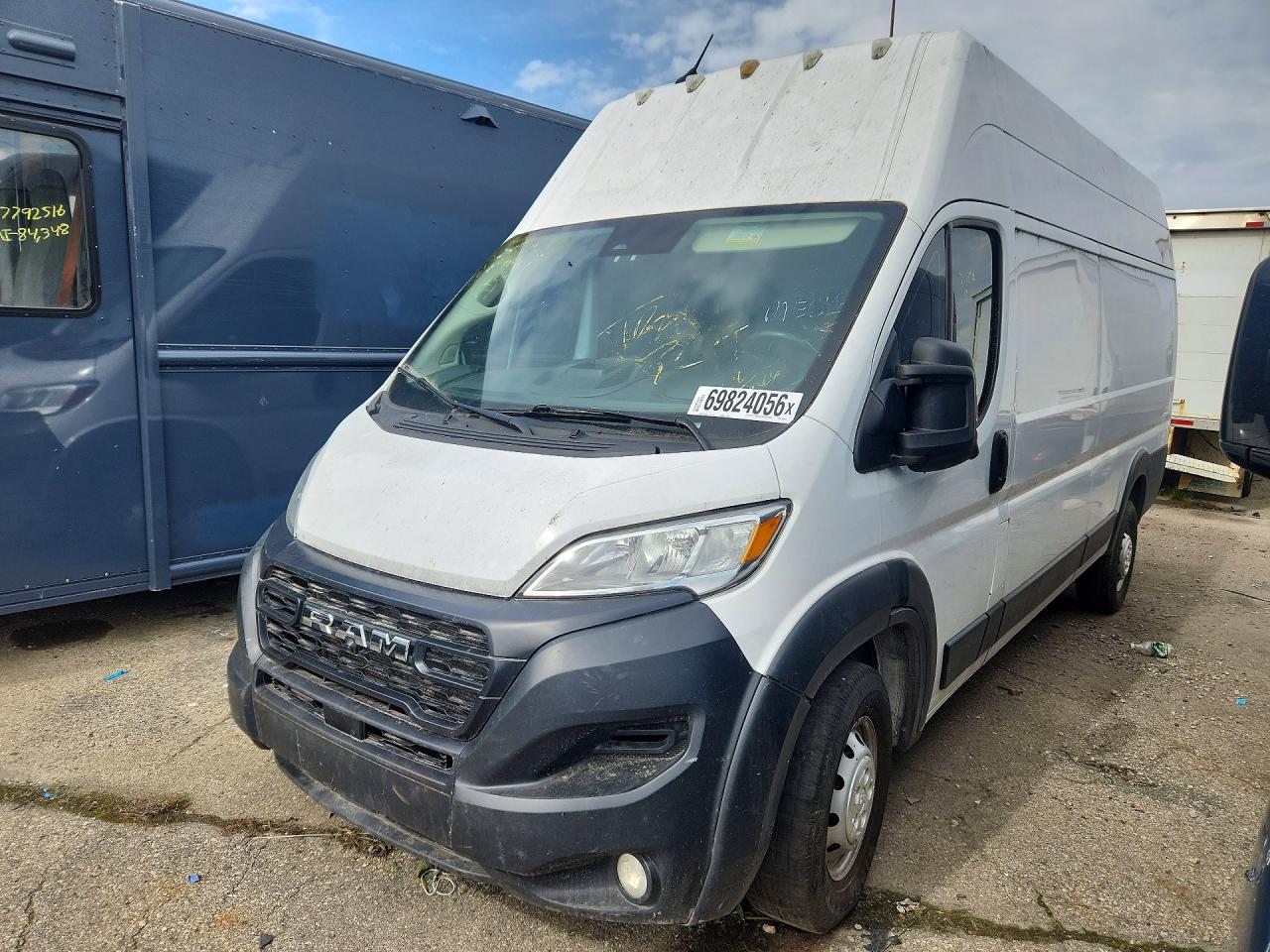 2023 RAM PROMASTER DELIVERY VAN | 3C6MRVZG6PE586894 | UPCARS