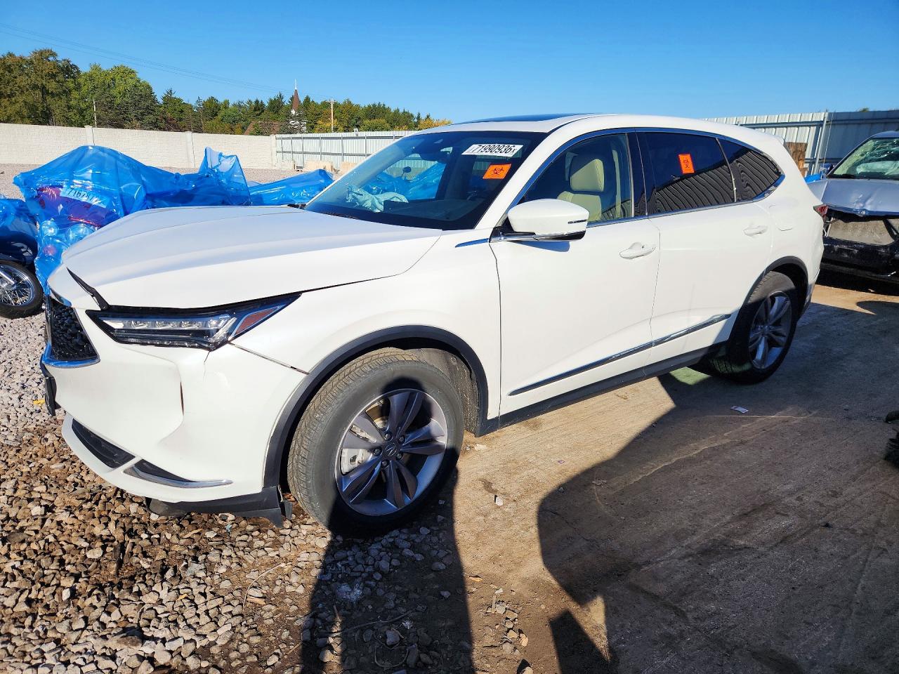 2022 ACURA MDX | 5J8YE1H39NL008968 | UPCARS