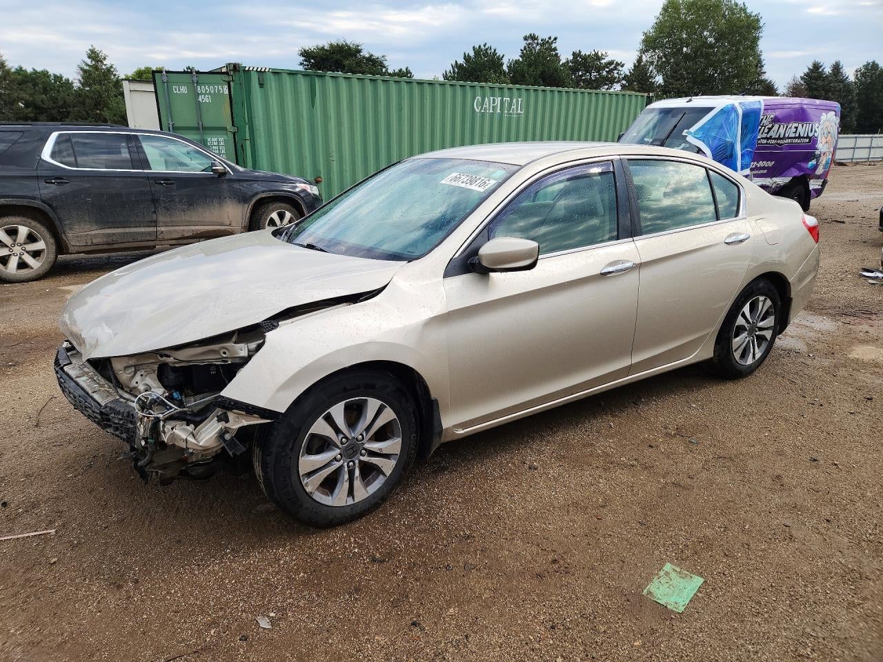 2014 HONDA ACCORD LX | 1HGCR2F37EA049957 | UPCARS