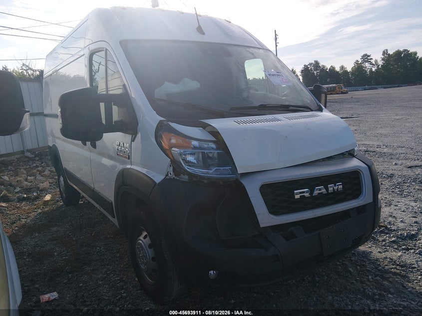 2022 RAM PROMASTER 1500 HIGH ROOF 136 WB | 3C6LRVBG4NE124806 | UPCARS