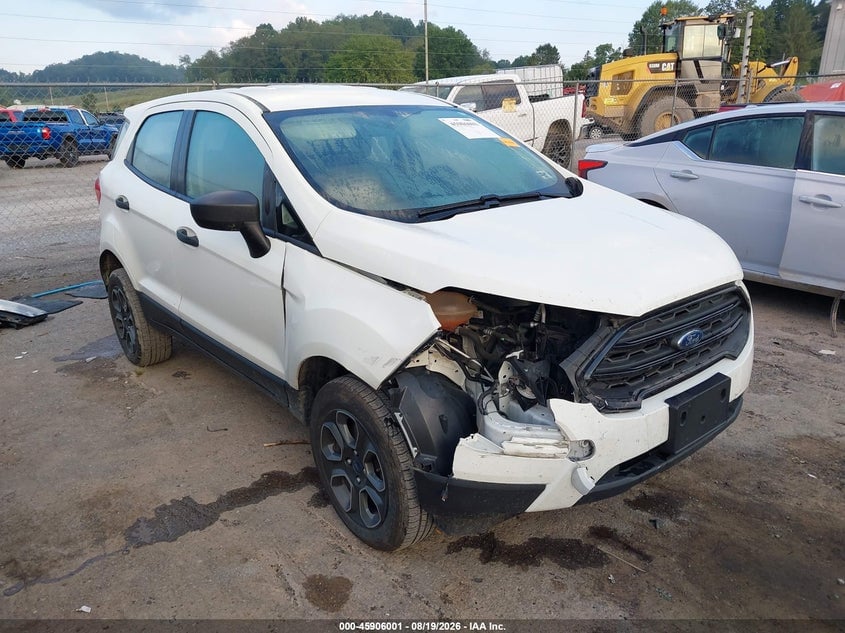 2019 FORD ECOSPORT S | MAJ6S3FL6KC299587 | UPCARS