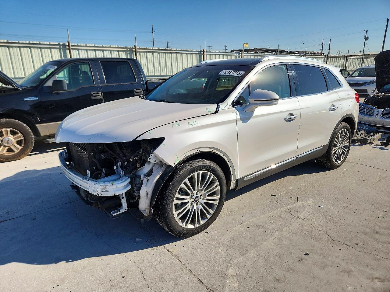 2017 LINCOLN MKX RESERVE | 2LMPJ8LR2HBL11444 | UPCARS