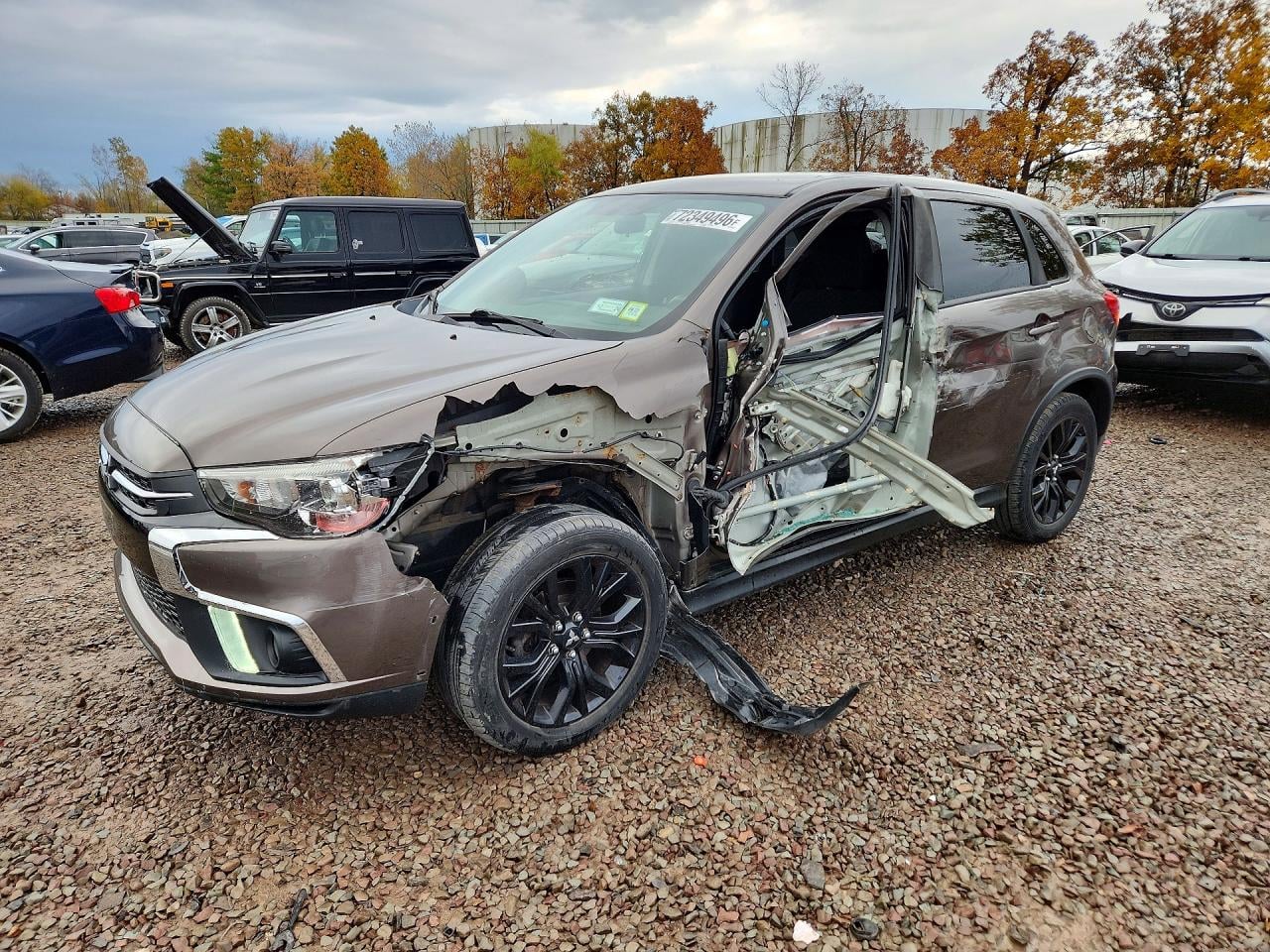 2018 MITSUBISHI OUTLANDER ES | JA4AR3AU6JZ024551 | UPCARS