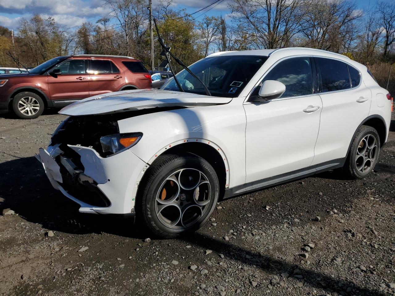 2018 ALFA ROMEO STELVIO | ZASFAKAN5J7B73705 | UPCARS