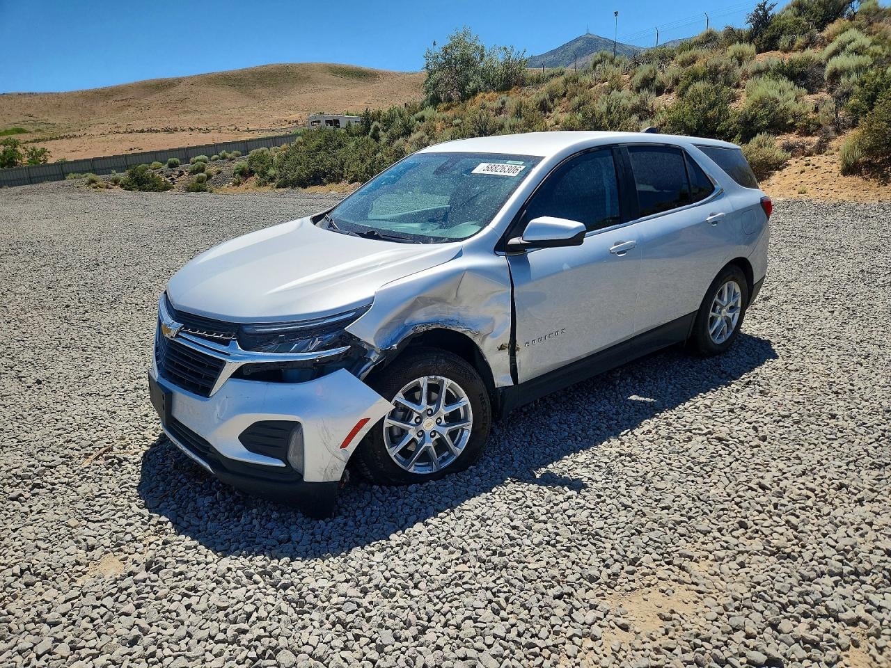 2022 CHEVROLET EQUINOX LT | 3GNAXUEV4NL131123 | UPCARS