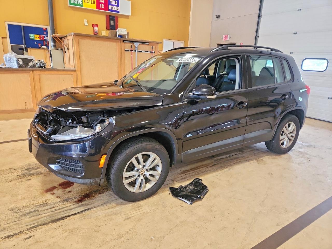2017 VOLKSWAGEN TIGUAN S | WVGAV7AXXHK019399 | UPCARS