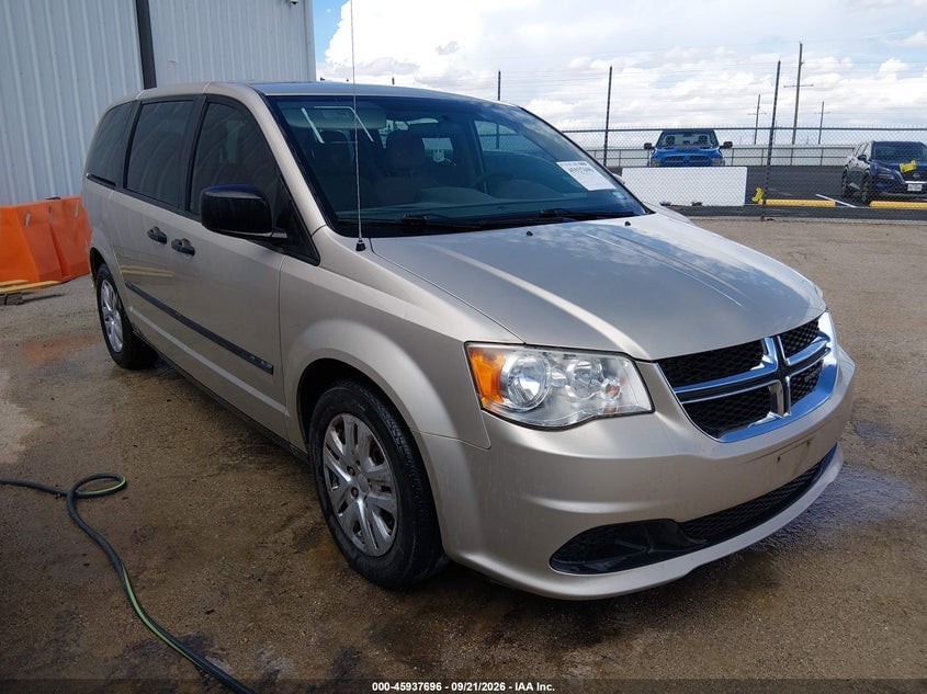 2014 DODGE GRAND CARAVAN AMERICAN VALUE PKG | 2C4RDGBG6ER417554 | UPCARS