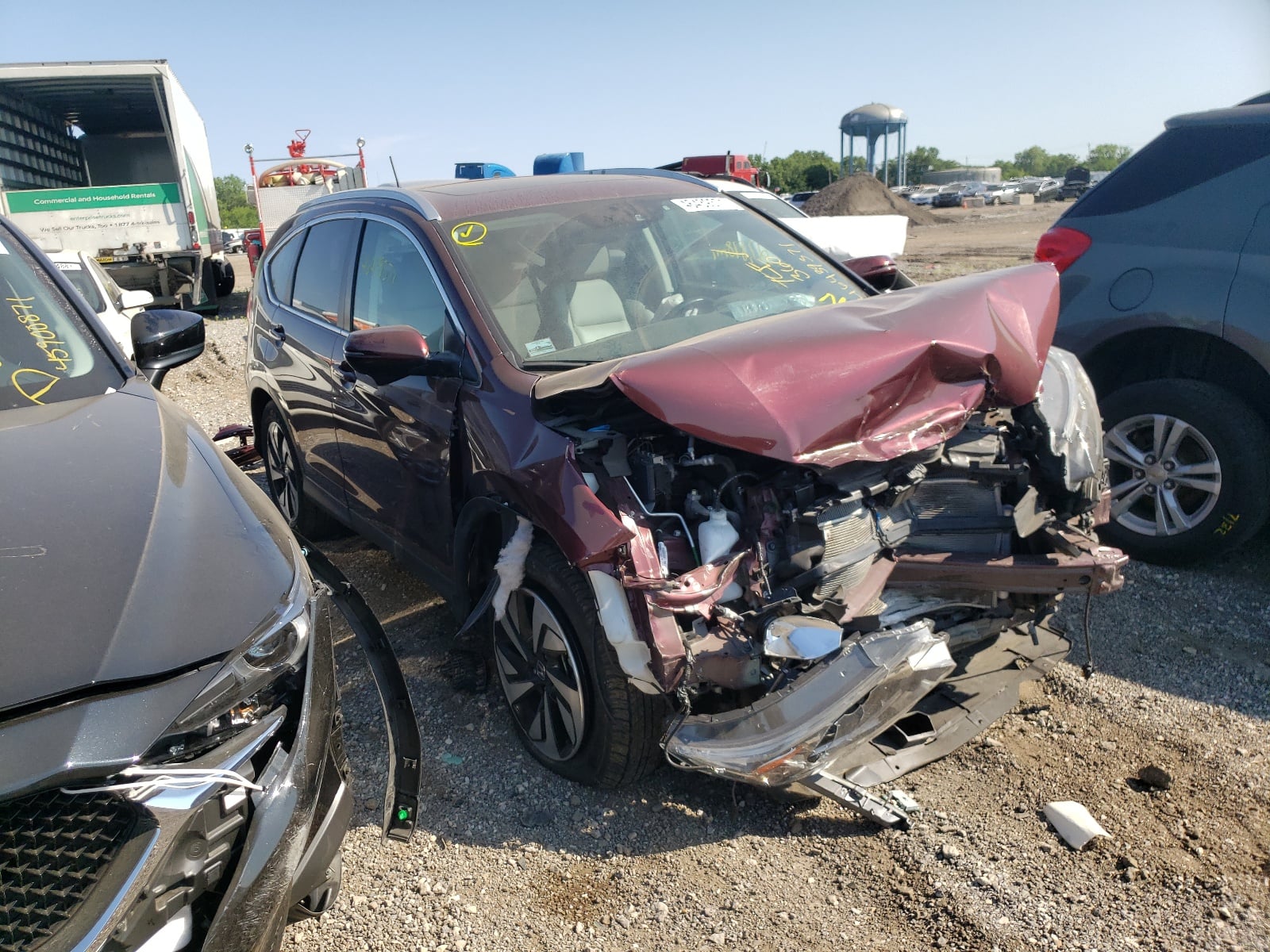 2016 HONDA CRV TOURING | 5J6RM4H98GL070371 | UPCARS