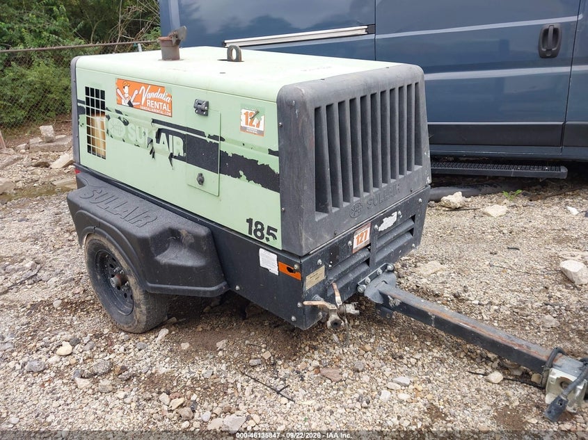2021 SULLAIR 185CFM COMPRESSOR | 202106220020 | UPCARS