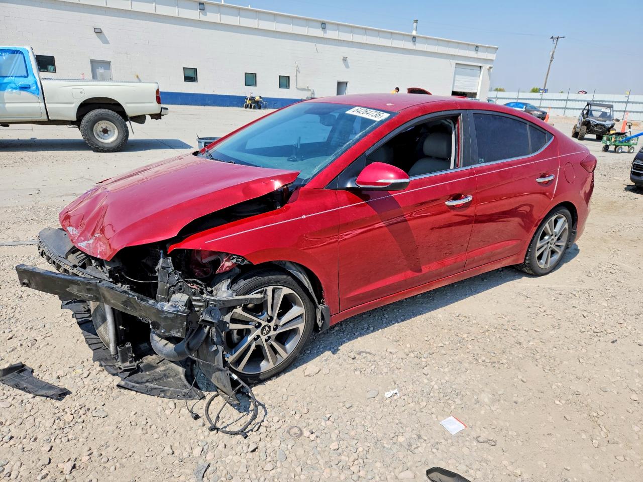 2017 HYUNDAI ELANTRA LIMITED | KMHD84LF0HU141314 | UPCARS