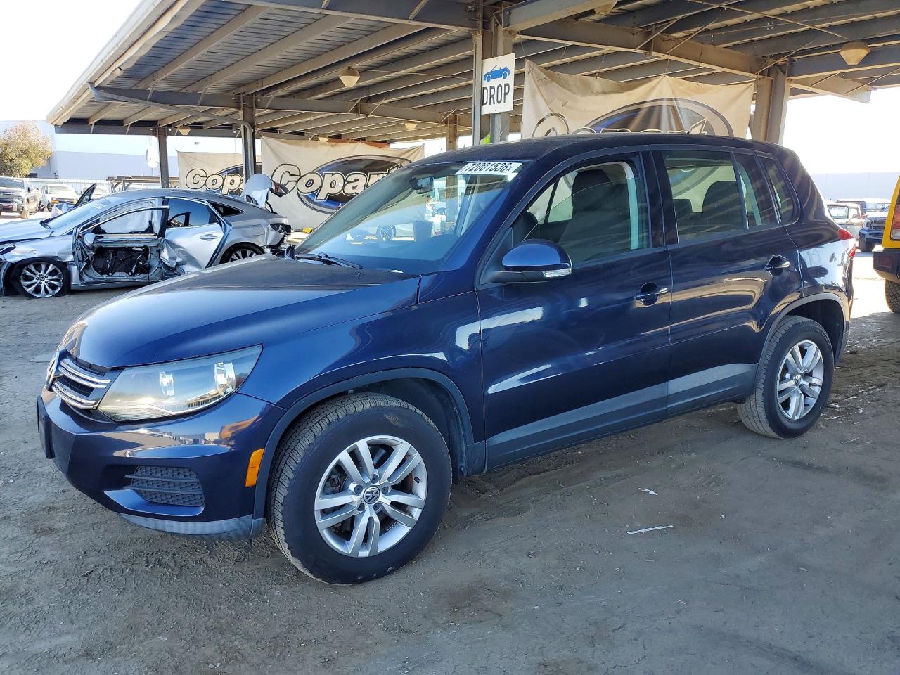 2012 VOLKSWAGEN TIGUAN S | WVGAV7AX4CW542421 | UPCARS