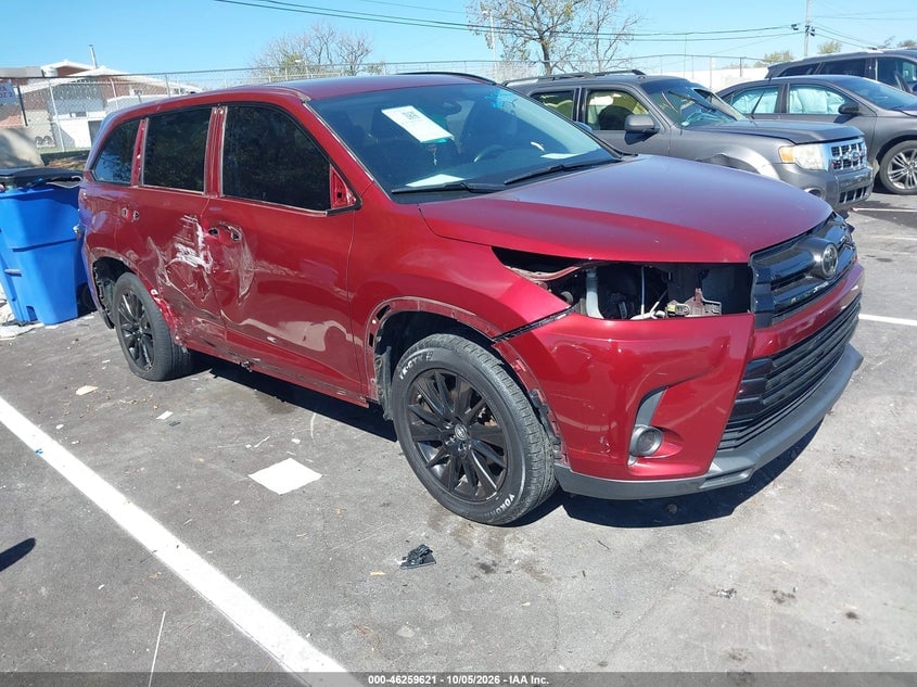2019 TOYOTA HIGHLANDER SE | 5TDJZRFH5KS988985 | UPCARS