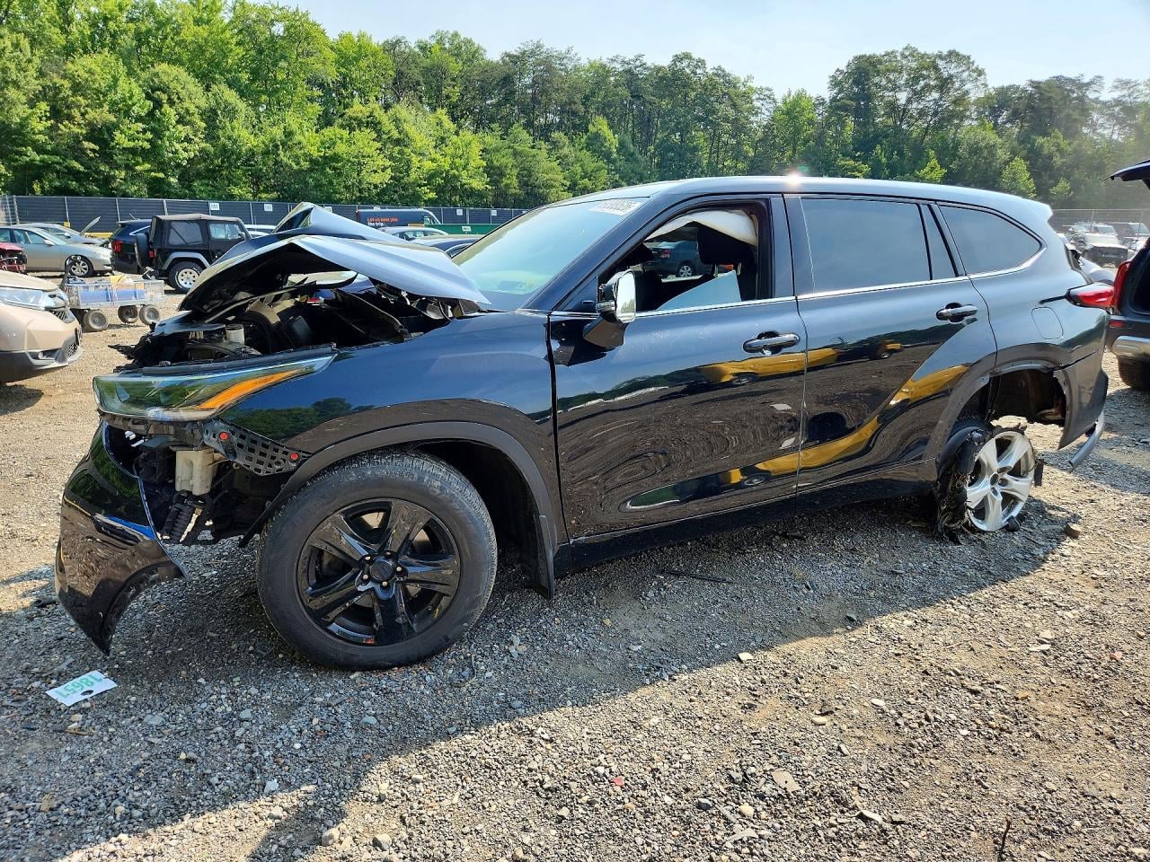 2021 TOYOTA HIGHLANDER LE | 5TDBZRBH1MS149414 | UPCARS