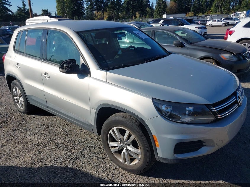 2013 VOLKSWAGEN TIGUAN S | WVGBV7AX7DW516501 | UPCARS