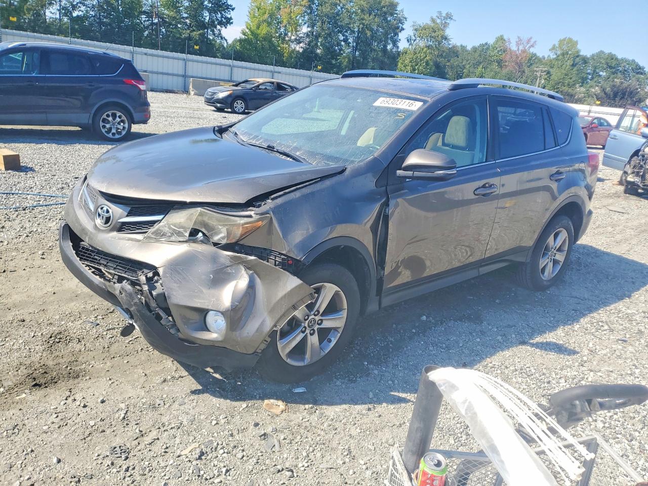2015 TOYOTA RAV4 XLE | 2T3WFREV1FW158689 | UPCARS