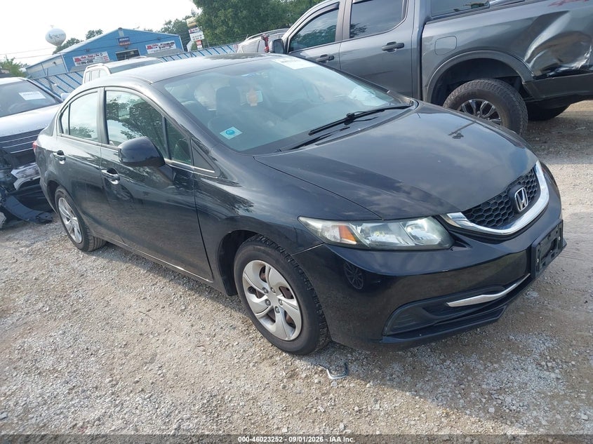 2013 HONDA CIVIC LX | 19XFB2F59DE100193 | UPCARS
