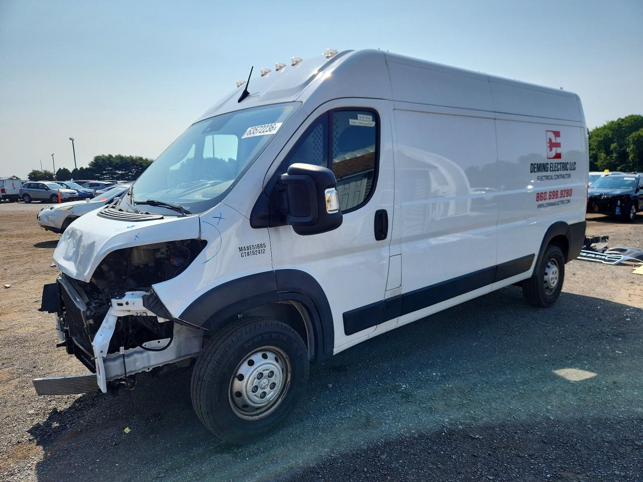 2023 RAM PROMASTER DELIVERY VAN | 3C6LRVDG0PE522756 | UPCARS