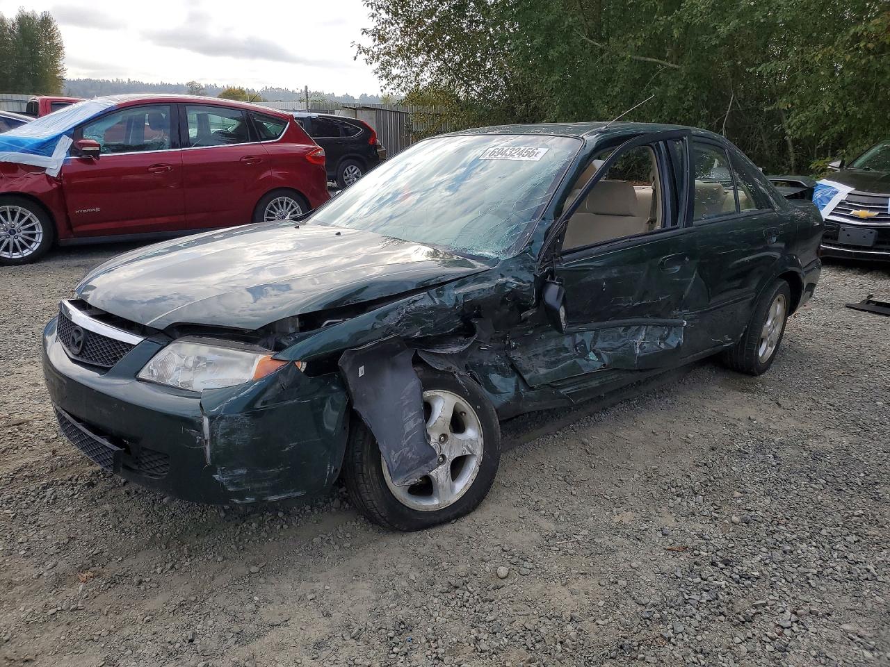 2002 MAZDA PROTEGE DX | JM1BJ225020582145 | UPCARS