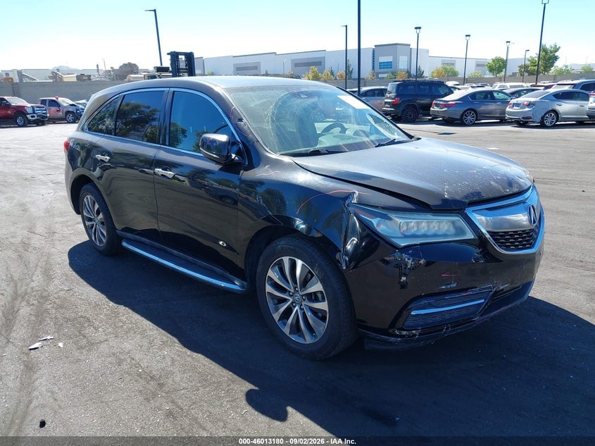 2016 ACURA MDX TECHNOLOGY   ACURAWATCH PLUS PACKAGES/TECHNOLOGY PACKAGE | 5FRYD4H43GB018279 | UPCARS