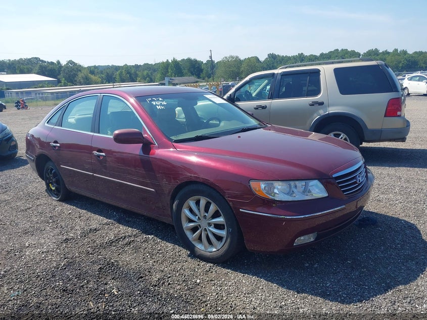 2008 HYUNDAI AZERA GLS | KMHFC46D78A333610 | UPCARS