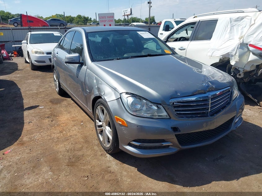 2012 MERCEDES-BENZ C 250 LUXURY | WDDGF4HB1CA598873 | UPCARS