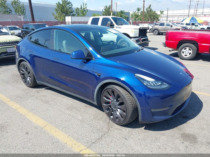2021 TESLA MODEL Y PERFORMANCE DUAL MOTOR ALL-WHEEL DRIVE | 5YJYGDEF3MF098600 | UPCARS