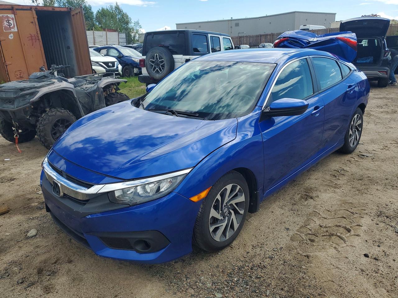 2018 HONDA CIVIC LX | 2HGFC2F63JH031802 | UPCARS
