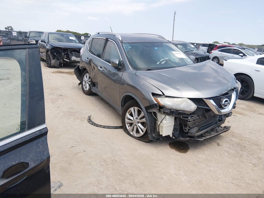 2016 NISSAN ROGUE SV | KNMAT2MT5GP606343 | UPCARS