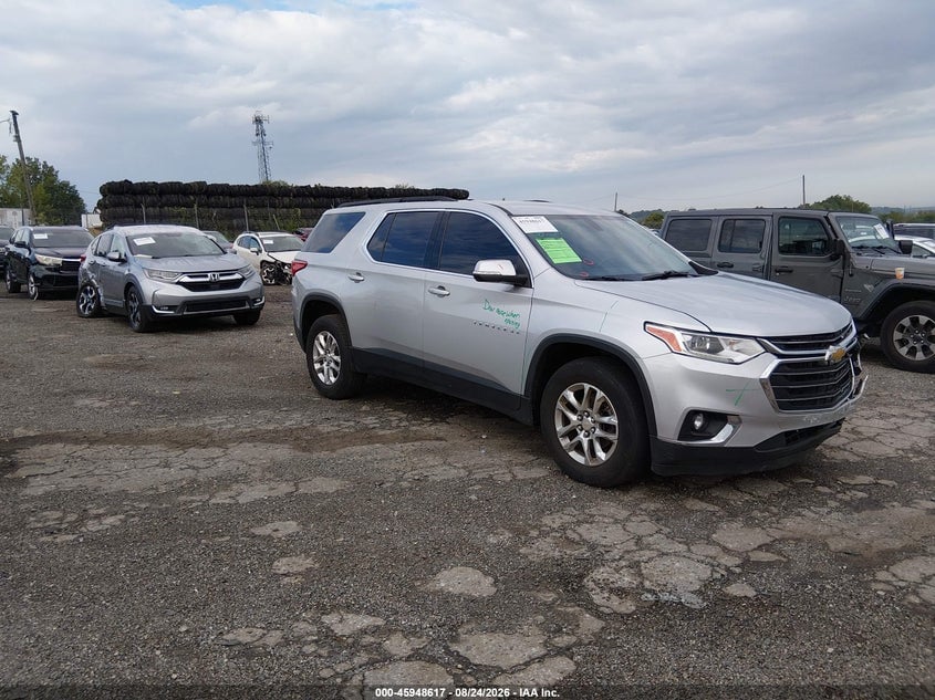 2021 CHEVROLET TRAVERSE FWD LT LEATHER | 1GNERHKW7MJ219928 | UPCARS