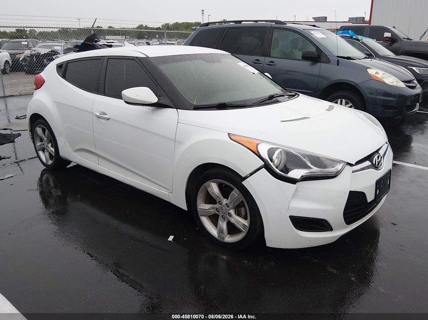 2013 HYUNDAI VELOSTER BASE W/GRAY | KMHTC6AD9DU119586 | UPCARS