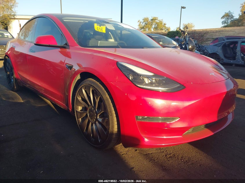 2021 TESLA MODEL 3 PERFORMANCE DUAL MOTOR ALL-WHEEL DRIVE | 5YJ3E1EC5MF935867 | UPCARS