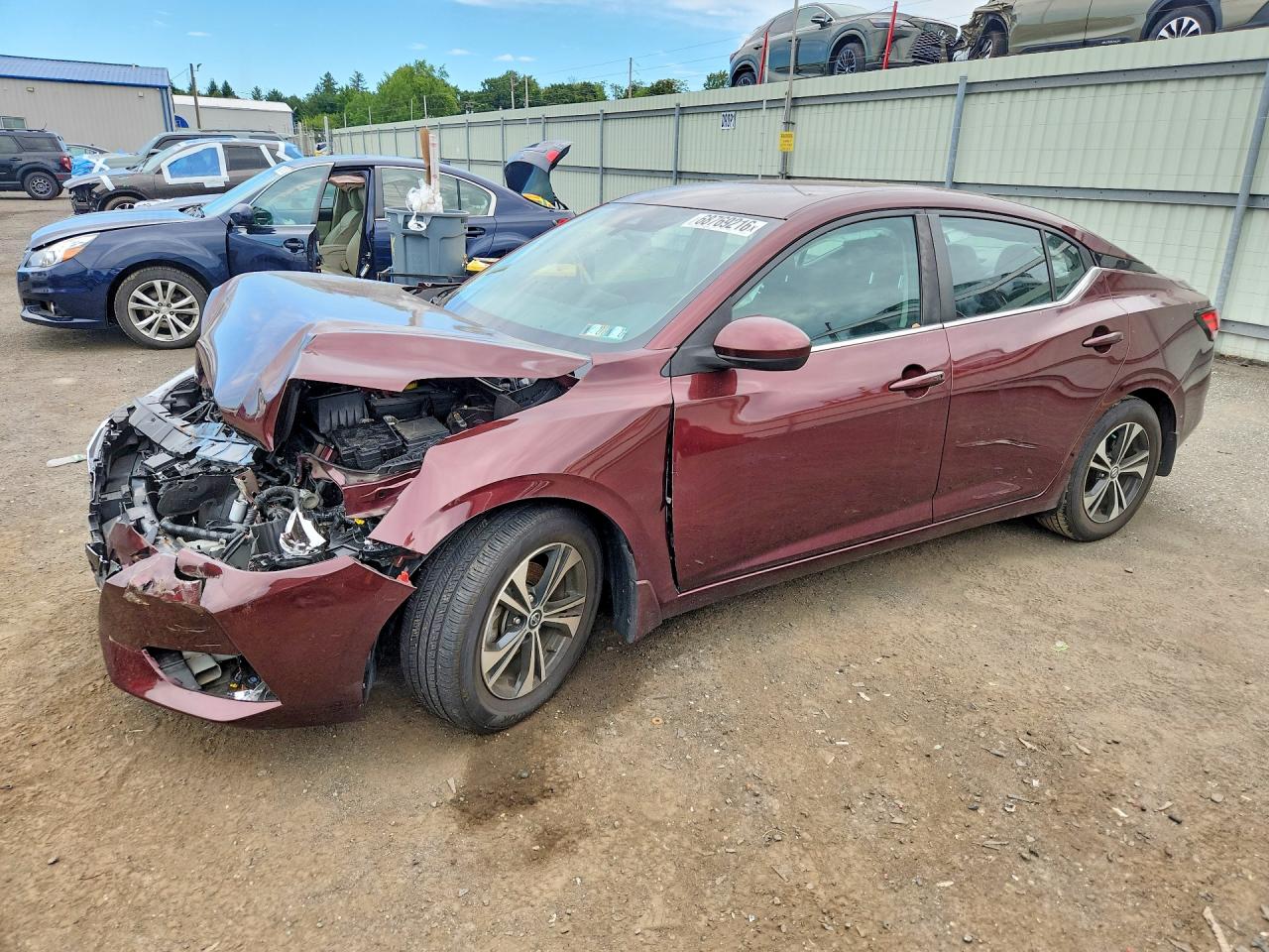 2021 NISSAN SENTRA SV | 3N1AB8CV7MY326395 | UPCARS