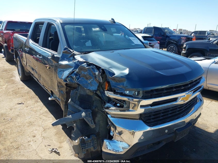 2021 CHEVROLET SILVERADO 1500 4WD  STANDARD BED LT | 3GCUYDED9MG119261 | UPCARS