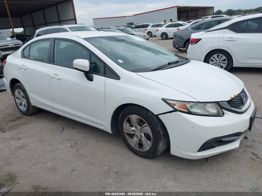 2014 HONDA CIVIC LX | 19XFB2F5XEE001349 | UPCARS
