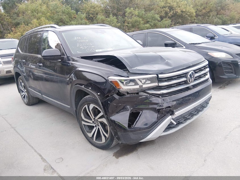 2021 VOLKSWAGEN ATLAS 3.6L V6 SEL PREMIUM | 1V2TR2CA9MC596604 | UPCARS