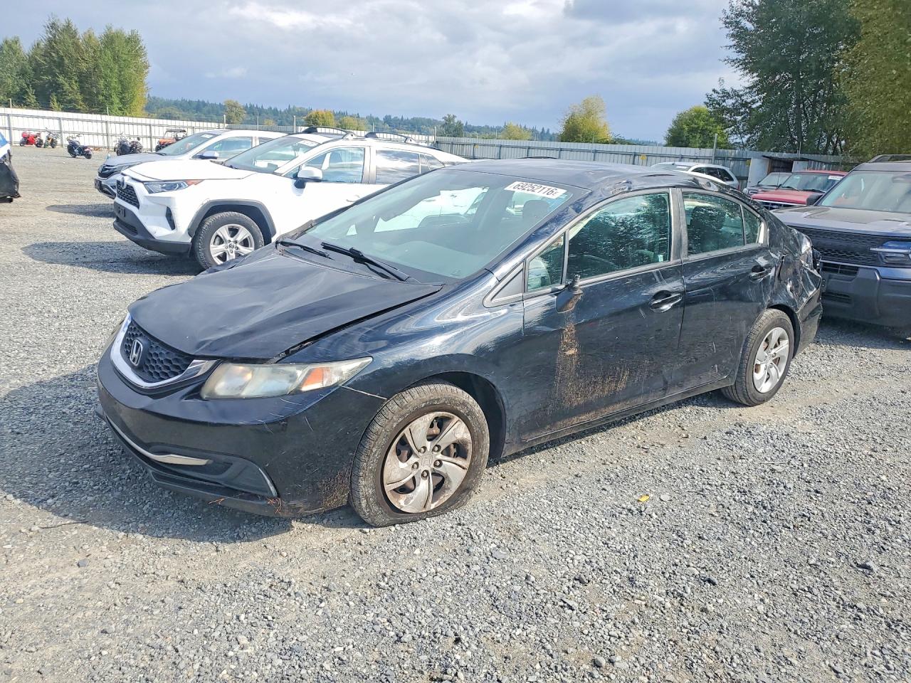 2014 HONDA CIVIC LX | 19XFB2F53EE238247 | UPCARS