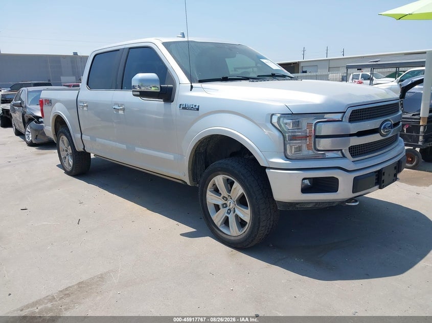 2018 FORD F-150 PLATINUM | 1FTEW1E54JFD42600 | UPCARS