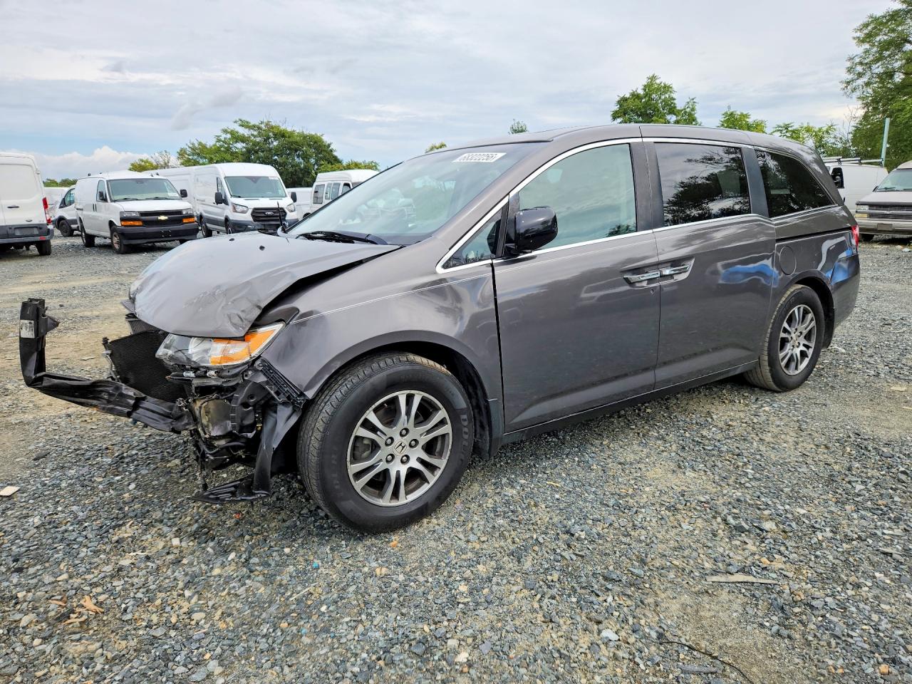 2013 HONDA ODYSSEY EXL | 5FNRL5H61DB056735 | UPCARS